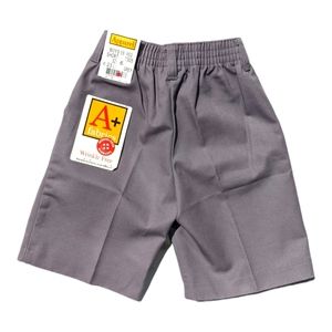 A+ School Apparel Regular Grey School Uniform Shorts